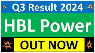 HBL POWER Q3 results 2024  HBL POWER Systems results today  HBL POWER Share News  HBL POWER Share [upl. by Marnia]