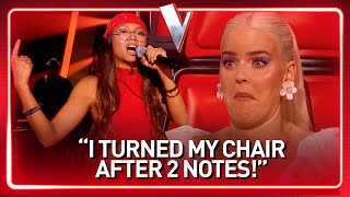 FILIPINO talent turned her Blind Audition into a CONCERT on The Voice  Journey 262 [upl. by Yrannav169]