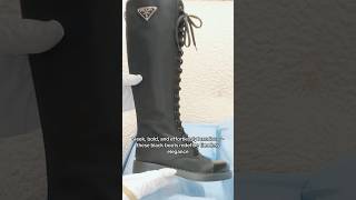 Prada Boots Review A Step into Luxury [upl. by Alleuol]