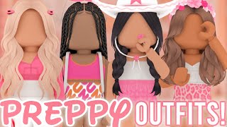 aesthetic roblox PREPPY outfits WITH CODES  LINKS [upl. by Dagnah]