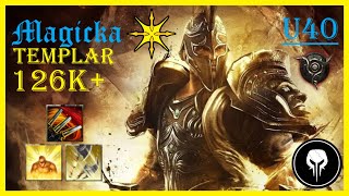 ESO Magicka Templar 126k Update 40 PS 5 EU [upl. by Ava419]