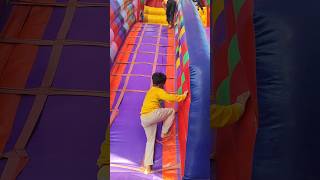 Mayra In Trampoline 😂 viral youtubeshorts shortsvideo jumping trampoline mayra kidsvideo [upl. by Ennaylime397]