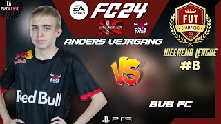 ANDERS VEJRGANG VS BVB FC  EA FC 24  FUT CHAMPIONS WEEKEND LEAGUE 8 [upl. by Ennovihs316]