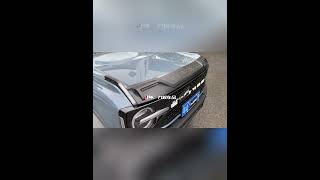 Front Bug Shield Hood Deflector Guard with Light for Ford Bronco 20222025 [upl. by Ailegra878]