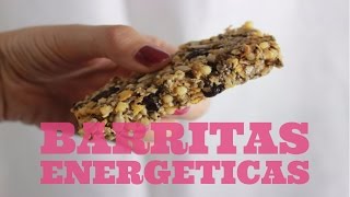 Como hacer barritas energéticas caseras SIN HORNO [upl. by Analad]