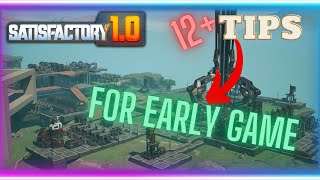 12 Tips for Early Game in Satisfactory 10  Tips and Tricks [upl. by Allisirp313]