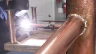 Copper Frame Repair TIG brazing for the win [upl. by Annahsat]