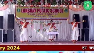 Maa Saraswati Sharde  Saraswati Vandana  Dance Performance  LAKSHAY SCHOOL [upl. by Burnett727]