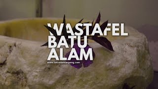 Macam  Macam Wastafel Batu Alam [upl. by Llyrehc]