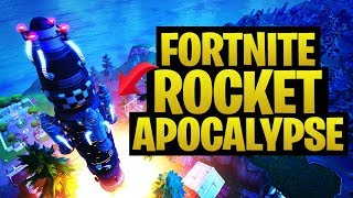 Fortnite Rocket Event Destroys What Live Replay Fornite Battle Royale [upl. by Ylicec]