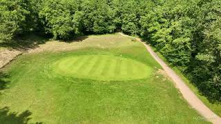 Souillac Golf and Country Club drone aerial video Mas del Teil Hole04 [upl. by Gierk838]