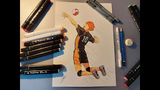 Cómo dibujar a Hinata  Haikyuu [upl. by Webber547]