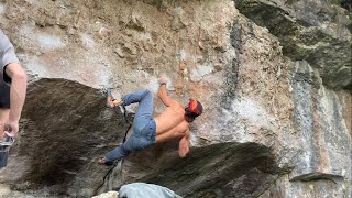 Angel Deelite 7A  Woodwell  Lake District Bouldering [upl. by Spanos]