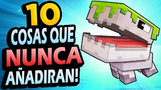 ✅ 10 Cosas que NUNCA Añadirán a Minecraft 16 [upl. by Anahsohs396]