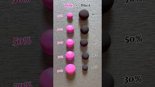 Pink vs black satisfying color mixingsubscribe colormixing satisfying clay youtubeshorts [upl. by Leviram]