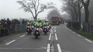 MH17 wreckage arrives at Dutch base for reconstruction [upl. by Ahtanoj]