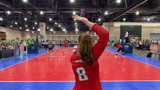 Husky 18 National vs Renegades 18 Adidas Game 4 Set 1 Northeast Qualifier Philly 3924 [upl. by Ameyn]