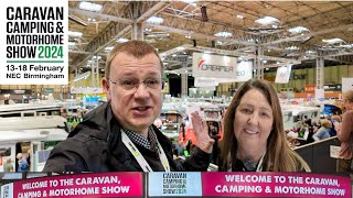 Caravan Camping amp Motorhome Show  NEC February 2024  Highlights  Tuesday [upl. by Joshua955]