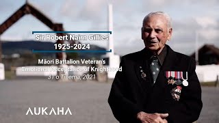 Māori Battalion Veterans Emotional Acceptance of Knighthood  31 o Tīhema 2021 [upl. by Fred]