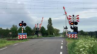 Spoorwegovergang Moordrecht Dutch Railroad Crossing AHOB [upl. by Odlanir602]