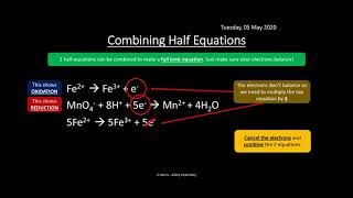 OCR A 523 Redox and Electrode Potentials REVISION [upl. by Jew]