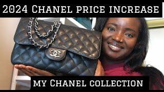 CHANEL PRICE INCREASE OF 2024 MY ENTIRE CHANEL COLLECTION [upl. by Evannia73]