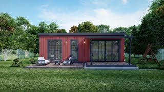 Fline 27m²10m² Modüler Çelik Ev Tiny House [upl. by Zosi207]