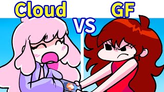 Friday Night Funkin VS Cloud Girlfriend VS Cloud Heart Attack Rampage FNF ModHARD Fanmade Mod [upl. by Liew]