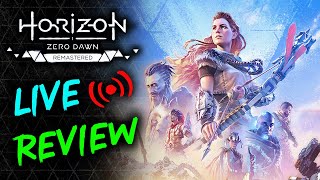 🏹 Horizon Zero Dawn REMASTERED  Live Review 👀 [upl. by Lema]