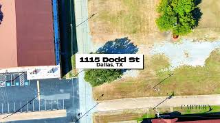 1115 Dodd St Dallas TX  Dallas Lot For Sale Carter Signature Properties [upl. by Neveda]