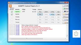 Solved  Xampp mysql error [upl. by Ettedranreb574]