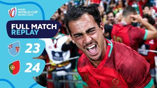 The biggest upset in rugby history  Fiji v Portugal  Rugby World Cup 2023  Full Match Replay [upl. by Ninahs]