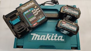 Unboxing Makita 191J816  Power Source Kit Makita 40V max  Battery 40V 25Ah x2  Fast Charger [upl. by Gomez258]