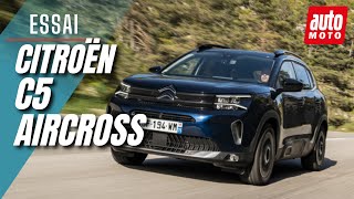 Essai Citroën C5 Aircross restylée  au volant de la PureTech 130 [upl. by Acirtap]