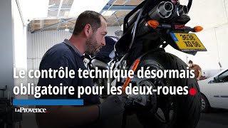 Le contrôle technique désormais obligatoire pour les deuxroues [upl. by Nnateragram]