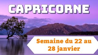 Capricorne semaine du 22 au 28 janvier [upl. by Zoltai]