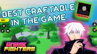 ANIME FIGHTERS GETTING THE BEST CRAFTABLE IN THE GAME Roblox [upl. by Luapsemaj]