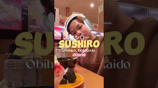 sushiro obihiro part 2 sushi sushiro hokkaido japan traveling food [upl. by Loginov]