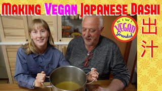 Making a Vegan dashi Japanese stock [upl. by Dirrej]