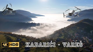 Kadarići iznad kotlinske magle dronephotography dronekamenjas subscribe 4K [upl. by Ewan969]