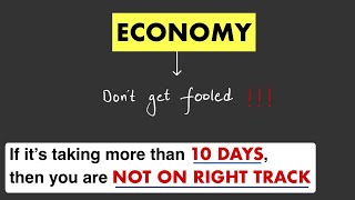 I COMPLETED IAS ECONOMY IN 10 DAYS COMFORTABLY  PLAIN AND SIMPLE APPROACH TO ECONOMY [upl. by Itsim]