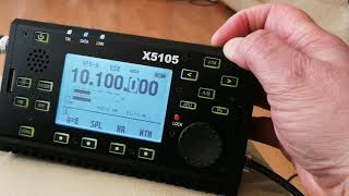 The brand new Xiegu X5105 HF6 metre 5 watt QRP transceiver [upl. by Sualohcin]