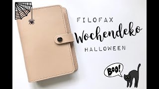 Filofax Wochendeko Halloween  Kalendereinlagen für 2019 [upl. by Haneehs]