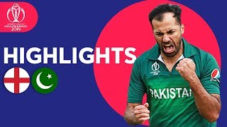 Wahab Stuns Hosts  England vs Pakistan  Match Highlights  ICC Cricket World Cup 2019 [upl. by Tila736]