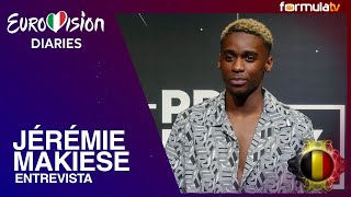 ENTREVISTA a JÉRÉMIE MAKIESE Bélgica 🇧🇪 en Eurovisión 2022 La inspiración de Miss You [upl. by Agbogla]