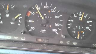 Mercedes W124 200D automat 0120kmh 868000KM [upl. by Augustine]