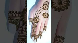 Very easy mehndi✨design trick for trending❤️trending viral hennashortsfeed mhendi shorts new👌 [upl. by Ahsened]