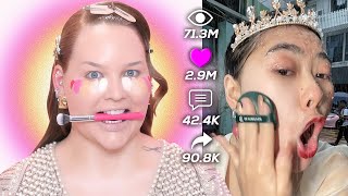 Trying The Most VIRAL Makeup Hacks of 2023  NikkieTutorials [upl. by Uziel]