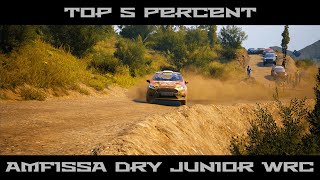 EA Sports WRC  Top 5 Percent  Time Trial  Greece Stage 12 Amfissa Dry  Junior WRC [upl. by Grey]