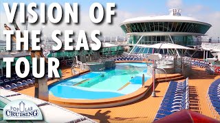 Vision of the Seas Tour  Royal Caribbean International  Cruise Ship Tour [upl. by Akemeuwkuhc]